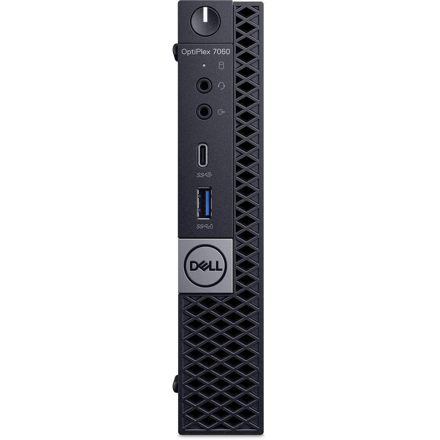 Dell Optiplex 7060 Micro Tower Business Desktop Computer (Intel Core i5-8500T 6 Core, 8GB, 256GB PCIe M.2 NVMe SSD, WiFi) Windows 10 Pro (Renewed)