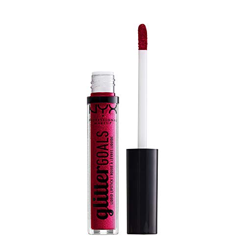 NYX PROFESSIONAL MAKEUP Glitter Goals Liquid Lipstick - Reflector, Hot Pink With Pink And Magenta Glitter