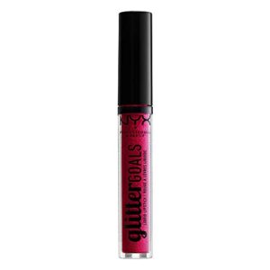 NYX PROFESSIONAL MAKEUP Glitter Goals Liquid Lipstick - Reflector, Hot Pink With Pink And Magenta Glitter