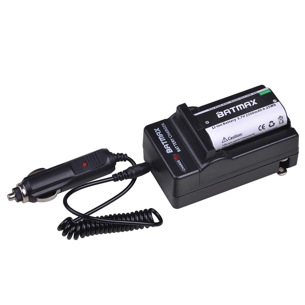 Batmax 2Pcs 2500mAh KLIC-8000 KLIC8000 DB50 Battery + Charger Kits for Kodak Easyshare Zx1 ZxD Z612 Z712 Z812 Z1085 Z1015 Z1012 Z1485 Z8612 is