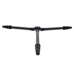 SIRUI AM-254 Carbon Fiber Camera Tripod, 47" Lightweight Compact Travel Tripod, 4-Section Legs, Twist Locks, Steel Spikes, Loads up to 26.5lbs/12kg