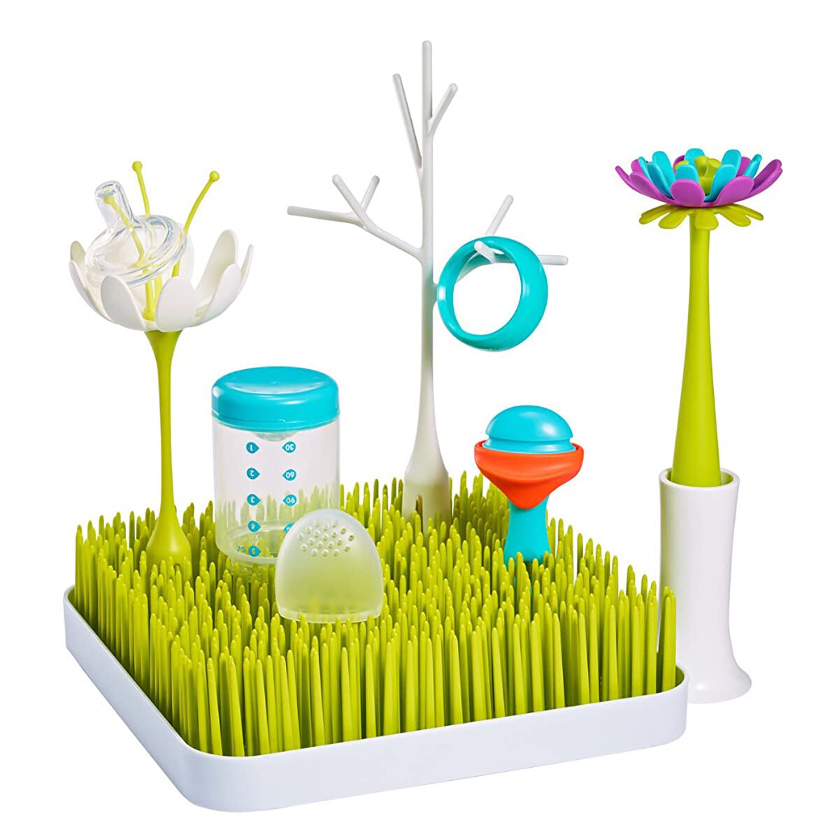Boon Baby Feeding Essentials Bundle - Includes Grass, Pulp, Forb, Stem, and Twig - Capacity for Multiple Baby Bottles and Baby Accessories - Baby Bottle-Feeding Supplies
