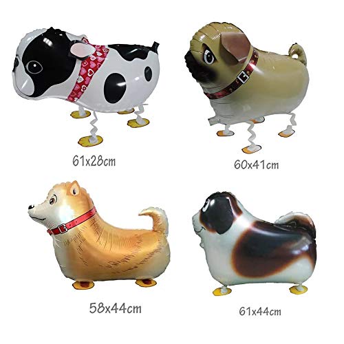 8 pcs Walking Animal Balloons Pet Dog Balloons Puppy Dogs Birthday Party Supplies Kids Balloons Animal Theme Birthday Party Decorations