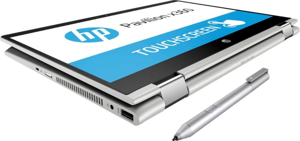 Newest HP Pavilion x360 14" HD WLED Touchscreen 2-in-1 Convertible Laptop, Intel Core i3-8130U up to 3.4GHz, 8GB DDR4, 128GB SSD, 802.11ac, Bluetooth, USB-C, HDMI, HP Active Stylus Pen, Windows 10