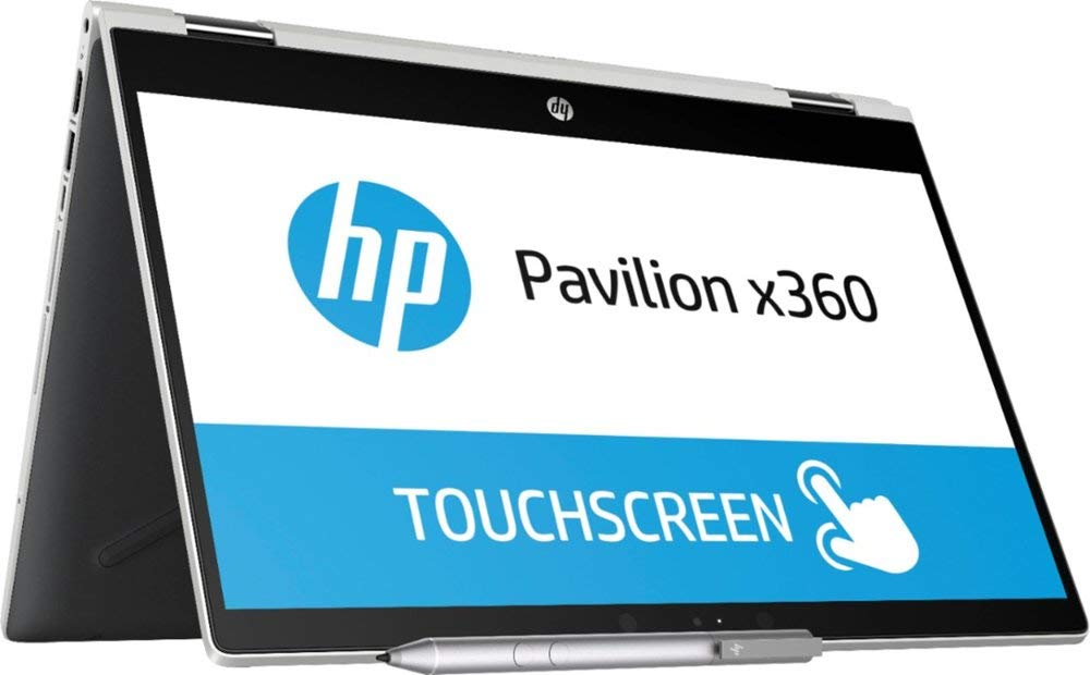 Newest HP Pavilion x360 14" HD WLED Touchscreen 2-in-1 Convertible Laptop, Intel Core i3-8130U up to 3.4GHz, 8GB DDR4, 128GB SSD, 802.11ac, Bluetooth, USB-C, HDMI, HP Active Stylus Pen, Windows 10