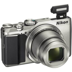 Nikon 26505B COOLPIX A900 20MP 4K WiFi Digital Camera w/ 35x Optical Zoom Silver + 16GB Deluxe Bundle - (Renewed)