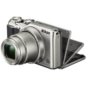 Nikon 26505B COOLPIX A900 20MP 4K WiFi Digital Camera w/ 35x Optical Zoom Silver + 16GB Deluxe Bundle - (Renewed)