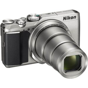 Nikon 26505B COOLPIX A900 20MP 4K WiFi Digital Camera w/ 35x Optical Zoom Silver + 16GB Deluxe Bundle - (Renewed)