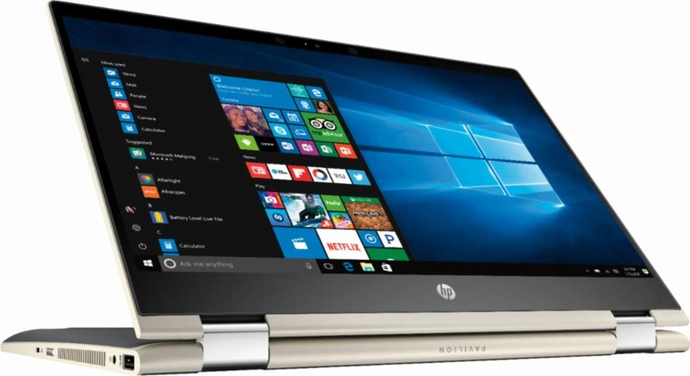 HP Pavilion x360 14" FHD WLED Touchscreen 2-in-1 Convertible Laptop, Intel Core i5-8250U up to 3.4GHz, 8GB DDR4, 128GB SSD, 802.11ac, Bluetooth, USB-C, Webcam, HDMI, Fingerprint Reader, Windows 10