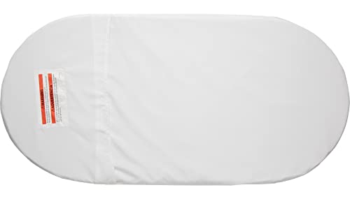 Fisher-Price Baby Bassinet Sheet, Machine-Washable Replacement Sheet for Cradle Mattress 31.63 X 15.75 Inches