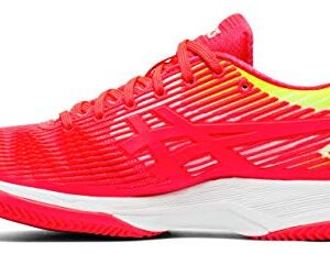 ASICS Women's Solution Speed FF Clay Tennis Shoes, Laser Pink/White, 8 M US