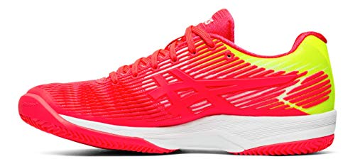 ASICS Women's Solution Speed FF Clay Tennis Shoes, Laser Pink/White, 8 M US