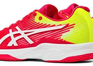 ASICS Women's Solution Speed FF Clay Tennis Shoes, Laser Pink/White, 8 M US