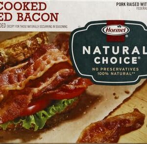 Hormel Natural Choice Fully Cooked Uncured Bacon, 2.5 Oz