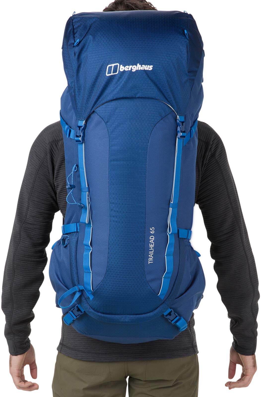 Berghaus Unisex Backpack Hiking Trailhead, Deep Water, 65 Liters