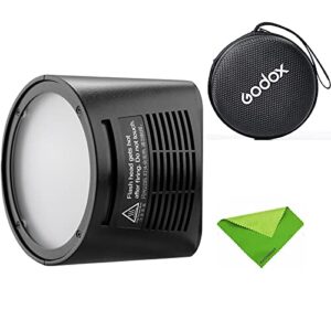 Godox H200R Ring Flash Head for AD200 AD200 Pro, 200ws Strong Power and Natural Light Effects for Godox AD200 Pocket Flash with Storage Box