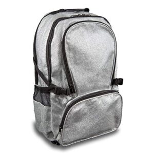 cheer fantastic glitter backpack (silver)