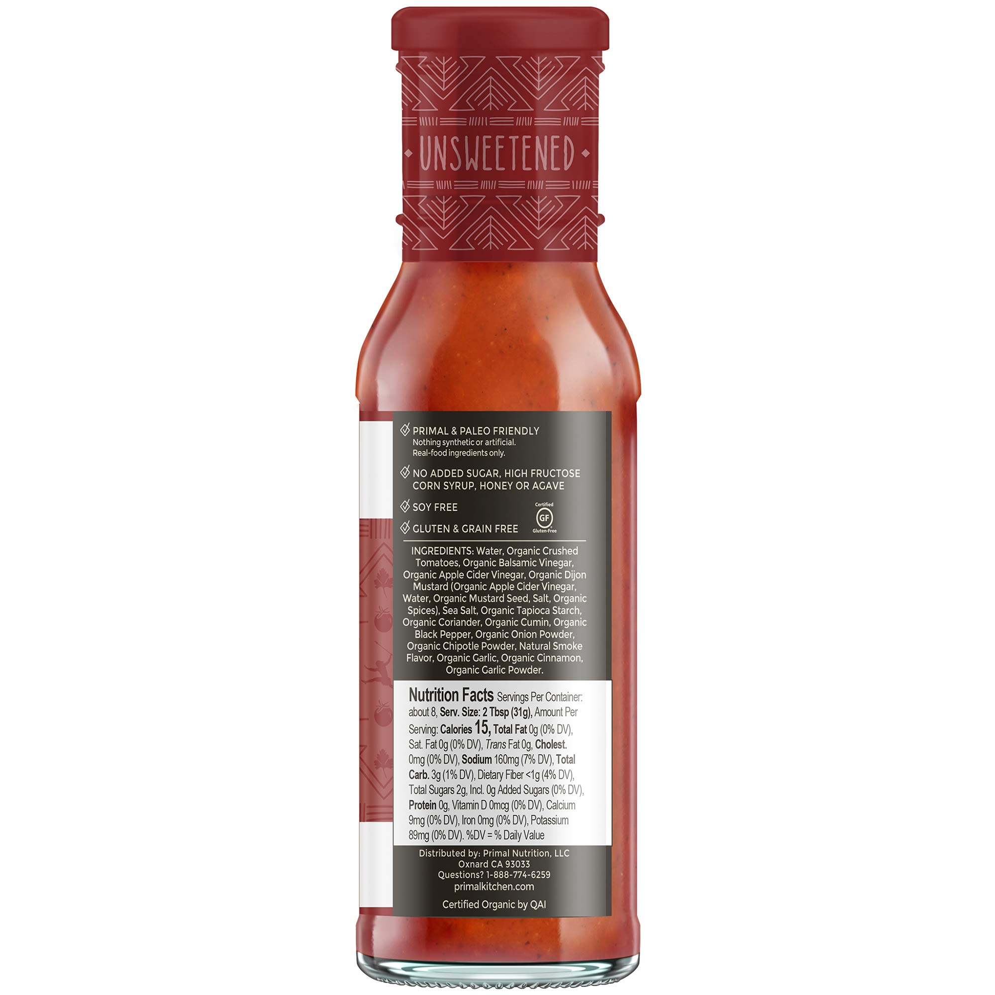 Primal Kitchen Organic BBQ Sauce & Steak Sauce 3-Pack, Made with Real Ingredients, No Cane Sugar or Corn Syrup, Includes Classic BBQ, Golden BBQ, and Steak Sauce