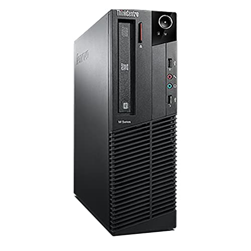 Lenovo ThinkCentre M82 SFF High Performance Business Desktop Computer, Intel Core i5-3470 up to 3.6GHz, 16GB DDR3, 128GB SSD, DVD, Windows 10 Professional (Renewed)