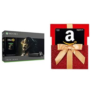 xbox one x 1tb console - fallout 76 bundle + $50 amazon.com gift card