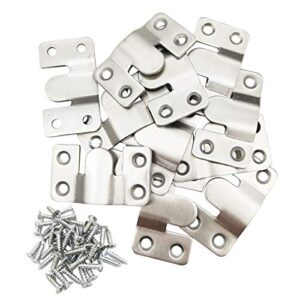 sipery 12pcs universal sectional sofa interlocking furniture connector, stainless steel sectional sofa connector brackets 2.1" length