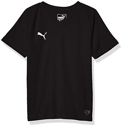 PUMA Unisex Youth Liga Jersey Core, Black/White, X-Large