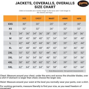 Pioneer High Vis Safety Bomber Jacket For Men – Waterproof Reflective Rain Gear – Class 3 – Detachable Hood – Yellow/Black