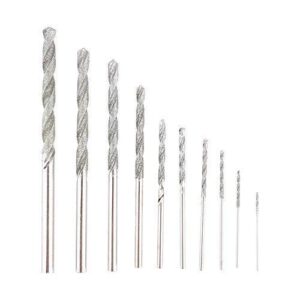 acogedor 10pcs diamond tipped drill bit set twist drill bits for glass tile stone, 0.8mm / 1.0mm / 1.2mm / 1.5mm / 1.8mm / 2.0mm / 2.5mm / 3.0mm / 3.5mm / 4.0mm