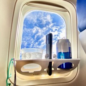 BEVLEDGE - Airplane window organization station - - One of the HOTTEST new travel accessories ! MAKES AN EXCELLENT GIFT FOR ANY TRAVELER!!