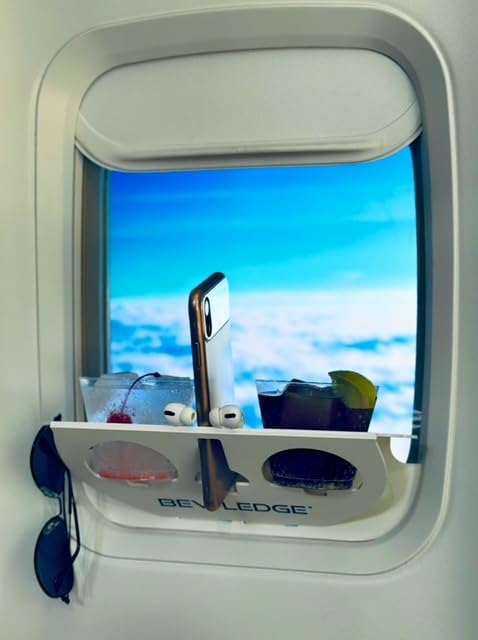 BEVLEDGE - Airplane window organization station - - One of the HOTTEST new travel accessories ! MAKES AN EXCELLENT GIFT FOR ANY TRAVELER!!