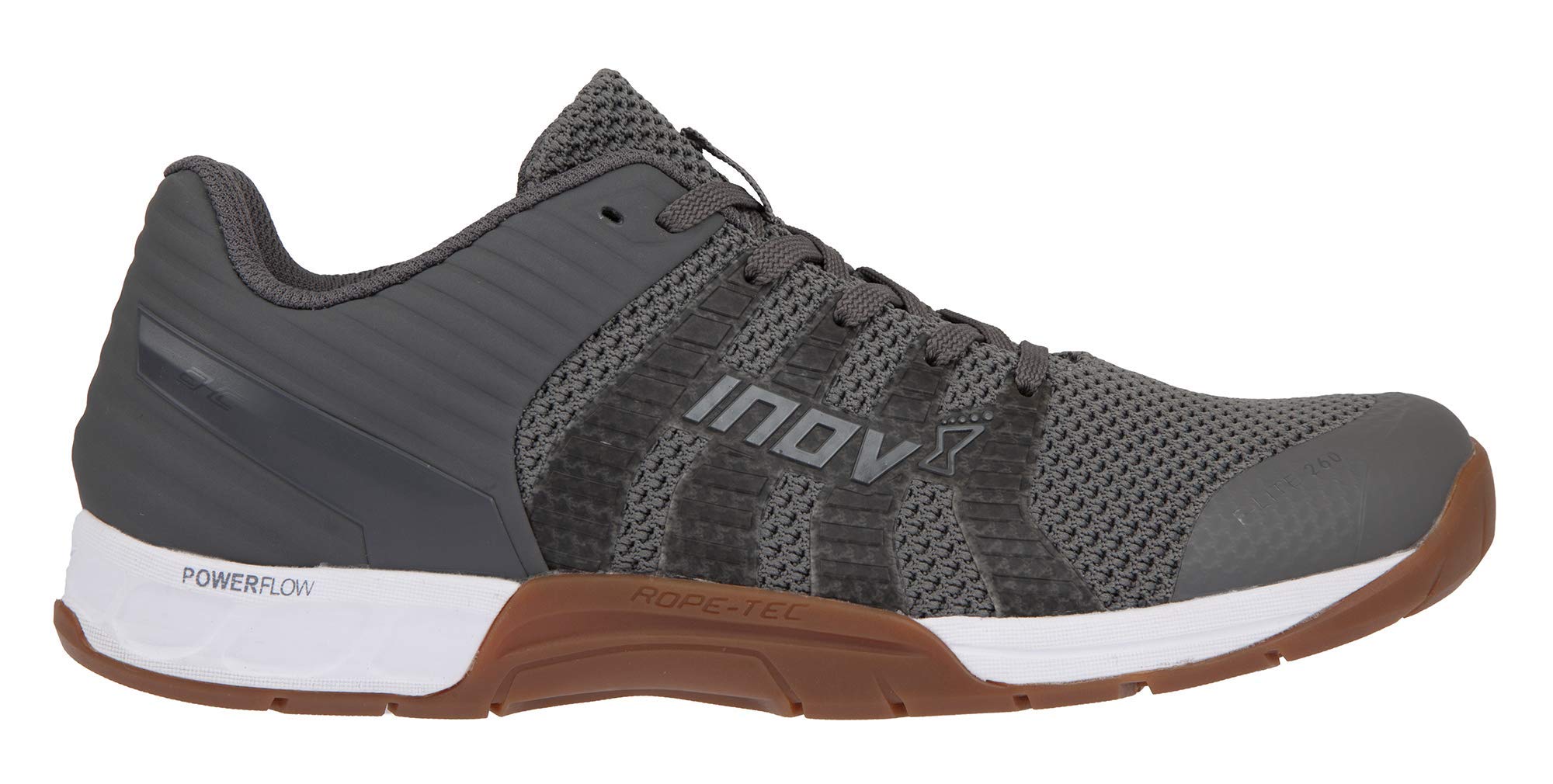 INOV-8 Women's F-lite 260 Knit Fitness-&-Cross-Training, Grey/Gum, 10