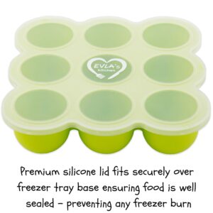 Baby Food Freezer Trays & Reusable Food Pouches | Baby Food Storage Pouch Perfect for Serving Homemade Healthy Smoothies & Purees | Easy Clean & Saves Money | Baby Food Containers