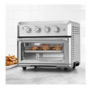 Cuisinart TOA-60 Air Fryer Toaster Oven, Silver (Renewed)