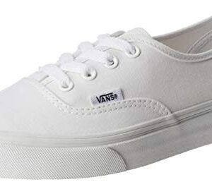 Vans 0EE3WOO: Authentic True White UNISEX Skateboard Sneakers, 10 Women/8.5 Men