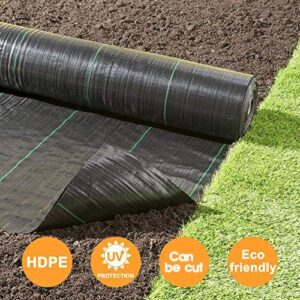 Petgrow Heavy Duty Weed Barrier Landscape Fabric for Outdoor Gardens, Non Woven Weed Blockr Fabric - Garden Landscaping Fabric Roll - Weed Control Fabric in Rolls(3FTx100FT)