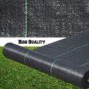 Petgrow Heavy Duty Weed Barrier Landscape Fabric for Outdoor Gardens, Non Woven Weed Blockr Fabric - Garden Landscaping Fabric Roll - Weed Control Fabric in Rolls(3FTx100FT)