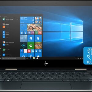 HP Spectre x360 13 2-in-1 Laptop: Core i7-8565U, 16GB RAM, 512GB SSD, 13.3" 4K UHD Touchscreen Display, Backlit Keyboard, Fingerprint Reader