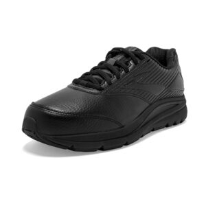 brooks women's addiction walker 2 walking shoe - black/black - 10.5 medium