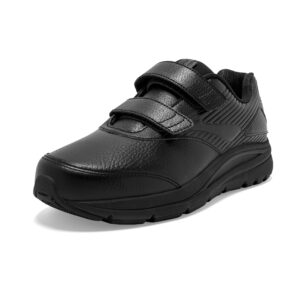 brooks addiction walker v-strap 2 women's walking shoe - black/black - 12 wide
