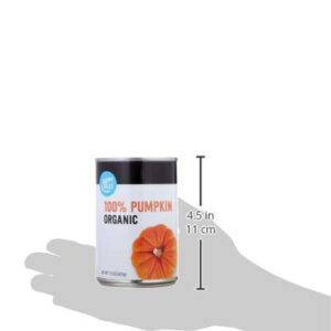 Amazon Brand - Happy Belly Organic 100% Pumpkin, Canned, 15 ounce (Pack of 1)