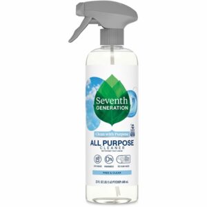 seventh generation all purpose cleaner, free & clear, cuts grease, 23 fl oz