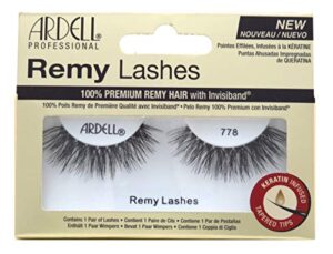 remy #778 black lashes (6 pack)
