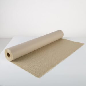 simplify adhesive smooth top grip liner | shelf | countertops | drawers | cabinets | cut to fit | non-slip 10 sq ft | taupe | organization