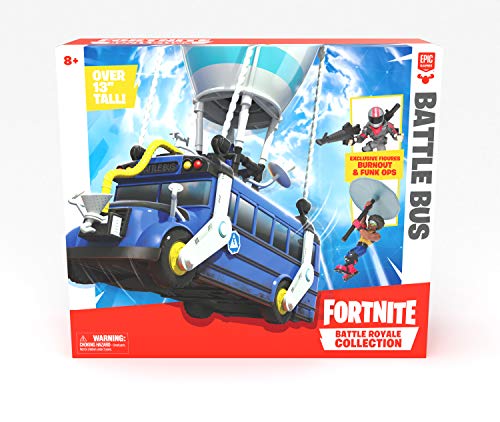 Fortnite Battle Royale Collection Battle Bus & 2 Exclusive Figures: Funk Ops & Burnout