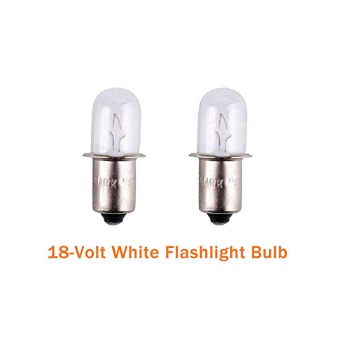 Podoy 780287001 Flashlight Bulbs for Compatible with Ryobi Ridgid 18V Flashlight P704 P703 P700 (2 Pack,white)