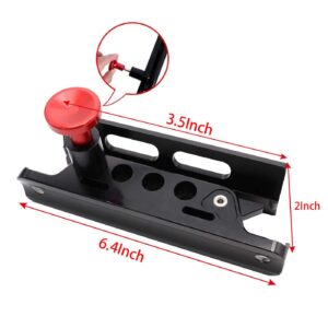 MFC Roll Bar Aluminum Fire Extinguisher Mount Kit Compatible with for Jeep Wrangler TJ JK JKU JL Gladiator JT UTV Polaris RZR Ranger