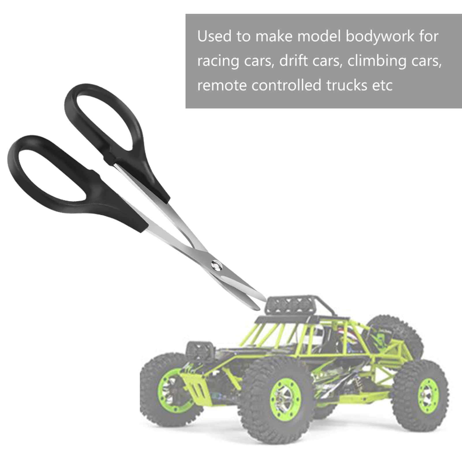 RC Car Body Scissor, Plastic Shell Metal Curved Scissors Model Craft Body Cutting Tool for Remote Control Racing Drift Car Truck Vehicle