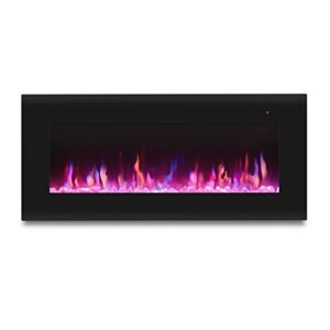 Real Flame Corretto Electric Fireplace, 40", Black