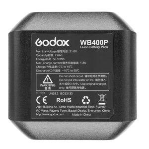 godox wb400p upgraded lithium-ion battery pack ad400pro flash (21.6v, 2600mah)