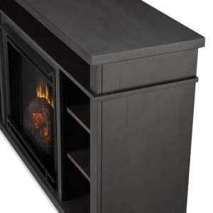 Belford 56" Electric Fireplace TV Stand in Grey by Real Flame